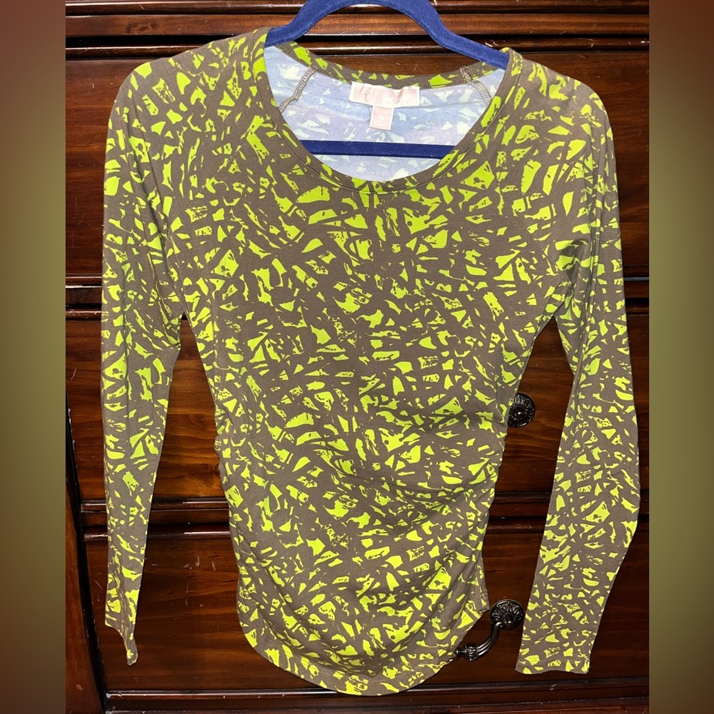 Micheal Kors Atherton Shirred long sleeve